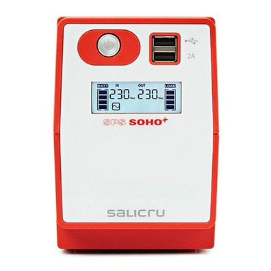 SAI Interactive Line Salicru SPS 500 SOHO+ IEC 500VA/30 0W 4.IEC