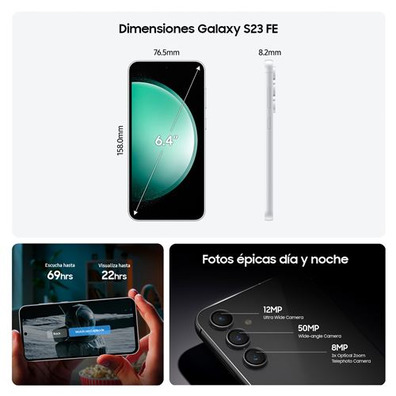 Samsung Galaxy S23 FE 8GB/256GB/6.4 "/5G/Grey Graphite