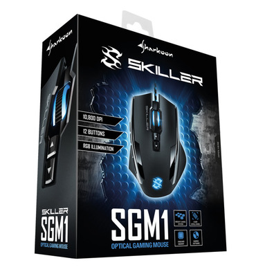 Sharkoon Skiller Raton Gaming 10800 dpi Black