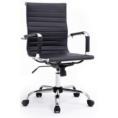 Office Chair Equip Black Middle Support