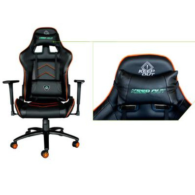 Chair gamer keep out xs400 pro color black - orange