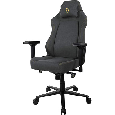Chair Gaming Arozzi Primo Woven Fabric Black-Gold Logo