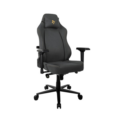 Chair Gaming Arozzi Primo Woven Fabric Black-Gold Logo