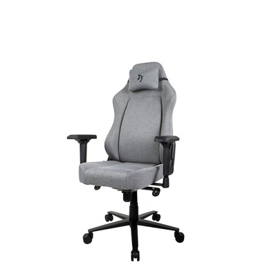 Chair Gaming Arozzi Primo Woven Fabric Grey-Black Logo