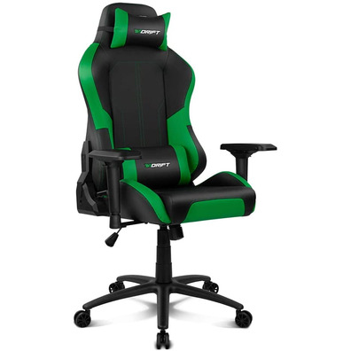 Black/Green Gaming Drift Drift Chair