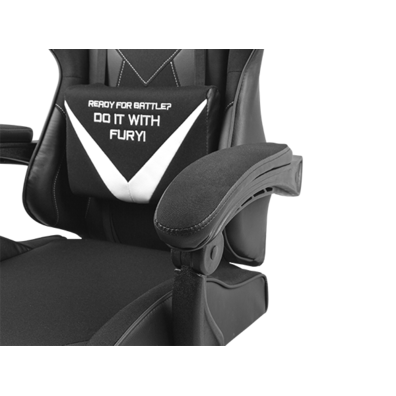 Chair Gaming Fury Avenger L Negra/Blanca