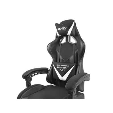 Chair Gaming Fury Avenger L Negra/Blanca