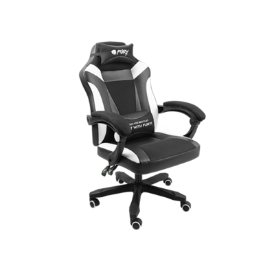 Chair Gaming Fury Avenger M + Negra/Blanca