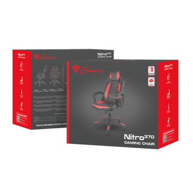 Gaming Chair Genesis Nitro 370 Black/Red