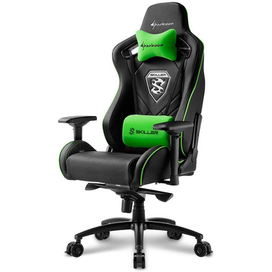 Chair Gaming Sharkoon Skiller SGS4 Black Green 160G