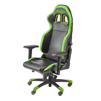 Sparco Gaming Grip Seat - Black / Green