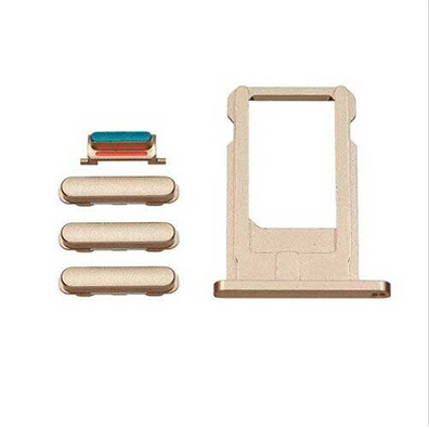 SIM Card Tray and Side Buttons Set for iPhone 6S Plus Gold