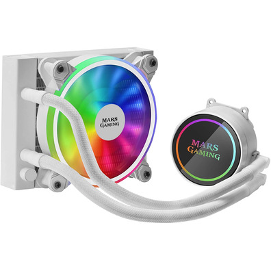 Mars Gaming ML120 White Intel/AMD Liquid Cooling System