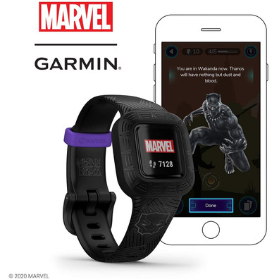 Smartband Garmin Vivofit jr. 3 Black Panther