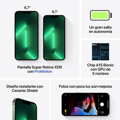 Smartphone Apple iPhone 13 Pro 512GB 6.1 '' 5G Green Alpine