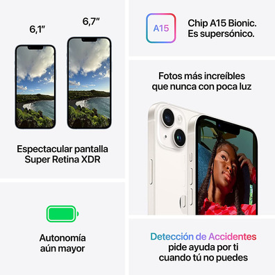 Smartphone Apple iPhone 14 Plus 512GB 6.7 '' 5G Purpura