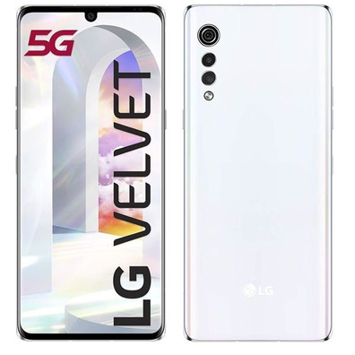 LG Velvet 6GB/128GB 6.8 " 5G White Smartphone
