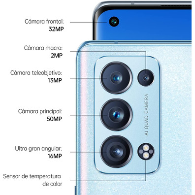 Smartphone Oppo Pro 5G 12GB256GB Artic Blue