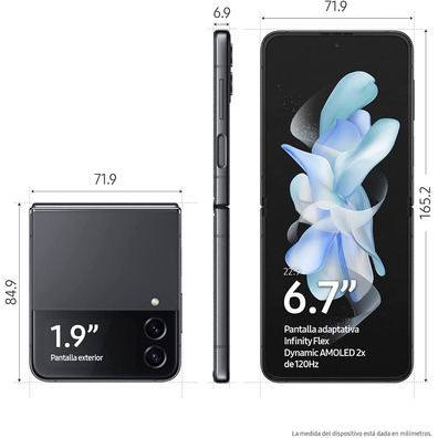 Smartphone Samsung Galaxy Z Flip 4 8GB256GB 5G Gray