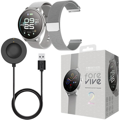 Smartwatch Forever ForeVive 2 SB-330 Blanco