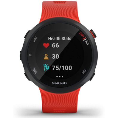 Smartwatch Garmin Forerunner 45 Notifications/Red-GPS Frequency