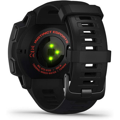 Smartwatch Garmin Instinct Esports Notifications/Heart/GPS Black Frequency