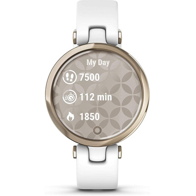 Smartwatch Garmin Lily Sport Gold Crema/Blanco