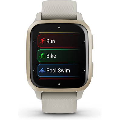 Smartwatch Garmin Venu SQ2 Music Edition 40mm GPS Gold Crema and Gris