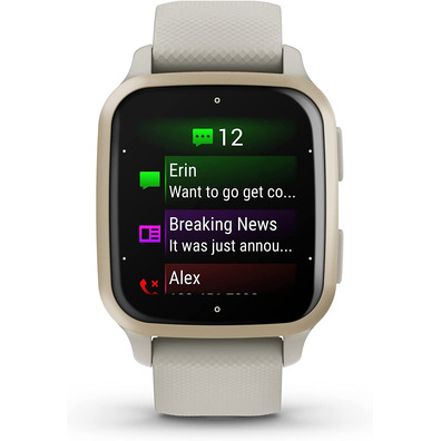 Smartwatch Garmin Venu SQ2 Music Edition 40mm GPS Gold Crema and Gris