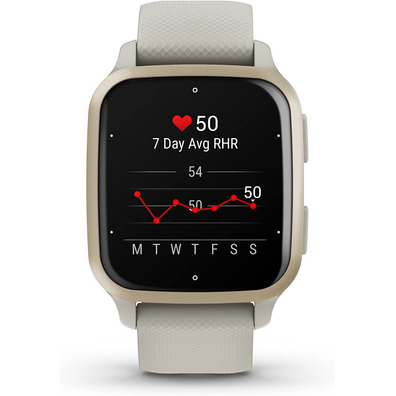 Smartwatch Garmin Venu SQ2 Music Edition 40mm GPS Gold Crema and Gris