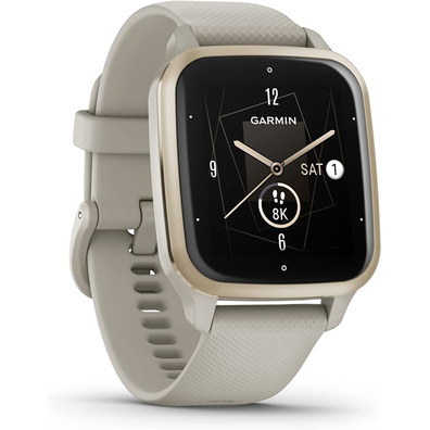 Smartwatch Garmin Venu SQ2 Music Edition 40mm GPS Gold Crema and Gris