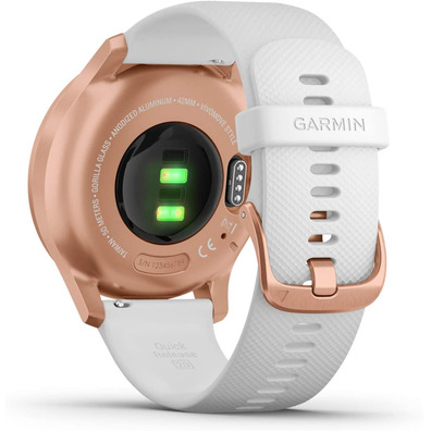 Smartwatch Garmin Vivomove Style GPS Gold Pink and White