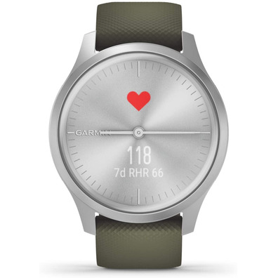 Smartwatch Garmin Vivomove Style GPS Silver and Green