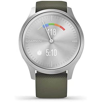 Smartwatch Garmin Vivomove Style GPS Silver and Green
