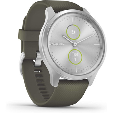 Smartwatch Garmin Vivomove Style GPS Silver and Green