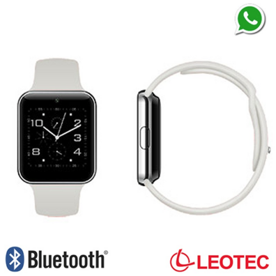 Smartwatch Leotec Bluetooth White Pulse