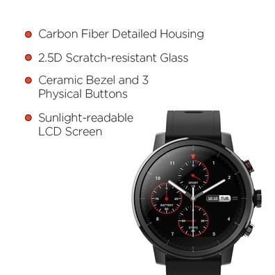 Smartwatch Xiaomi Amazfit Stratos 2 Black