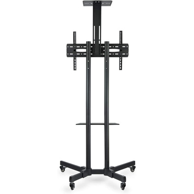 Floor support with Tooq FS1470M-B TV/Monitor 37 ''-70' ' wheels