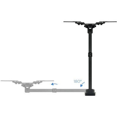 TTV/Monitor Tooq 13 ''-42' ' Inclinable Wall Support