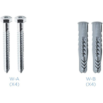 Support TV / Monitor Tooq LP2255TN-B 23 "-55" 2 Black Pivotes