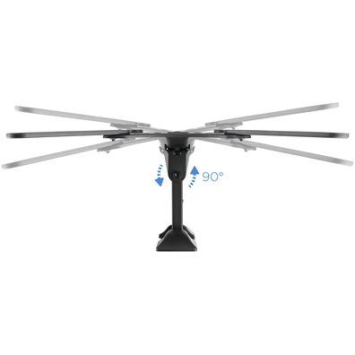 Support TV / Monitor Tooq LP2255TN-B 23 "-55" 2 Black Pivotes