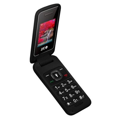 Spc Flip Telephone Mobile Black