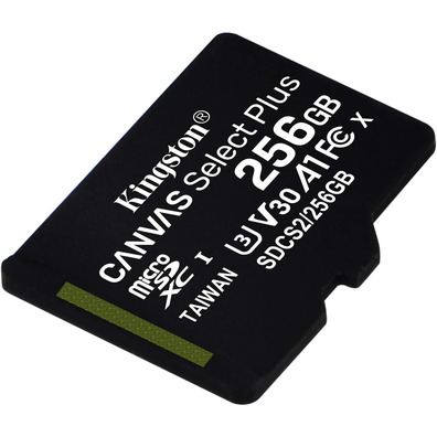 Kingston Canvas Select MicroSD XC 256GB Memory Card
