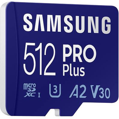 Samsung Pro Plus 2021 512GB MicroSD XC Class 10 Memory Card