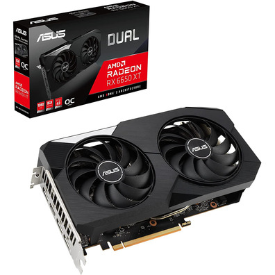 Asus Dual RX6650 XT OC 8GB GDDR6 Graphics Card