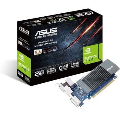 ASUS GT710 SL-2GD5 Silent 2GB GDDR5 Low Profile Graphics Card