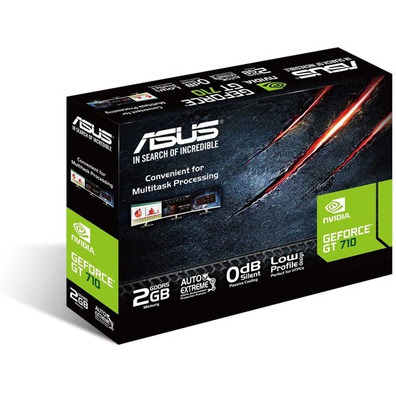 ASUS GT710 SL-2GD5 Silent 2GB GDDR5 Low Profile Graphics Card