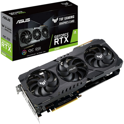 Asus TUF RTX3060 Gaming OC 12GB GDDR6 V2 Graphics Card