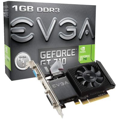 EVGA GeForce GT 710 /1GB DDR3 Low Profile Graphics Card