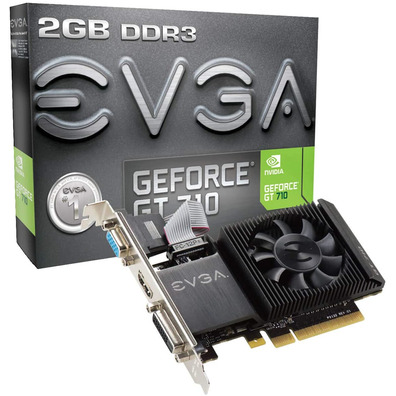 EVGA GeForce GT 710 /2GB DDR3 Low Profile Graphics Card